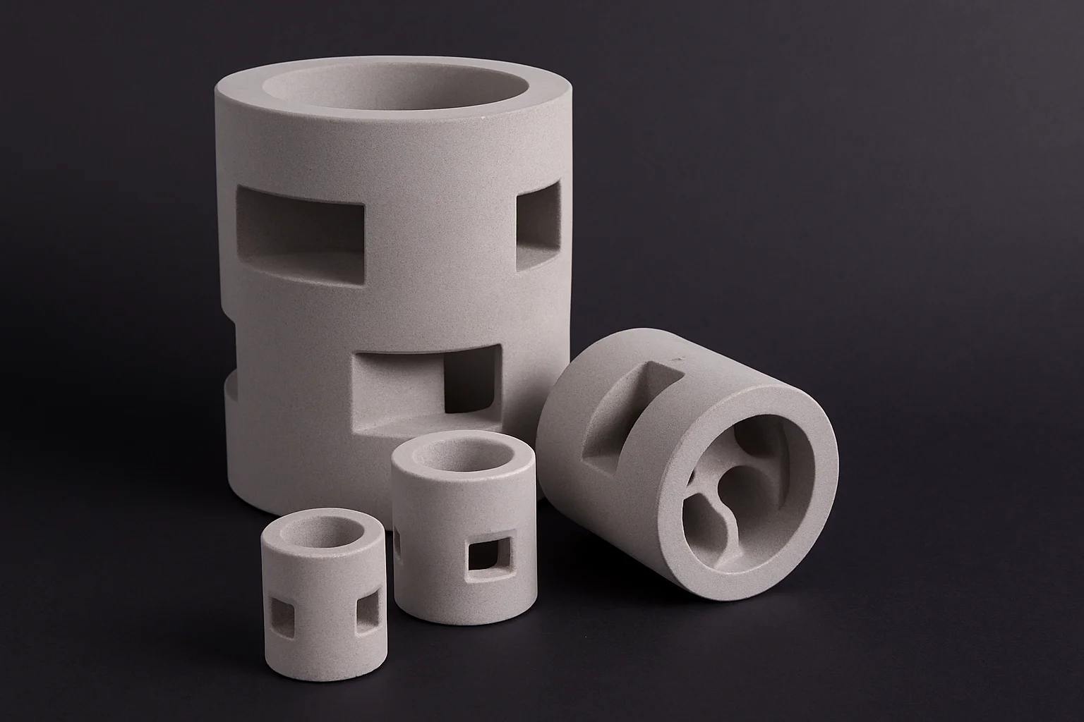 Pall-Ring: Ceramic & Carbon Random Packing